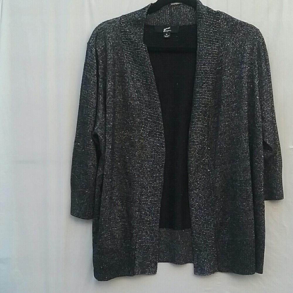 Black and silver cardigan